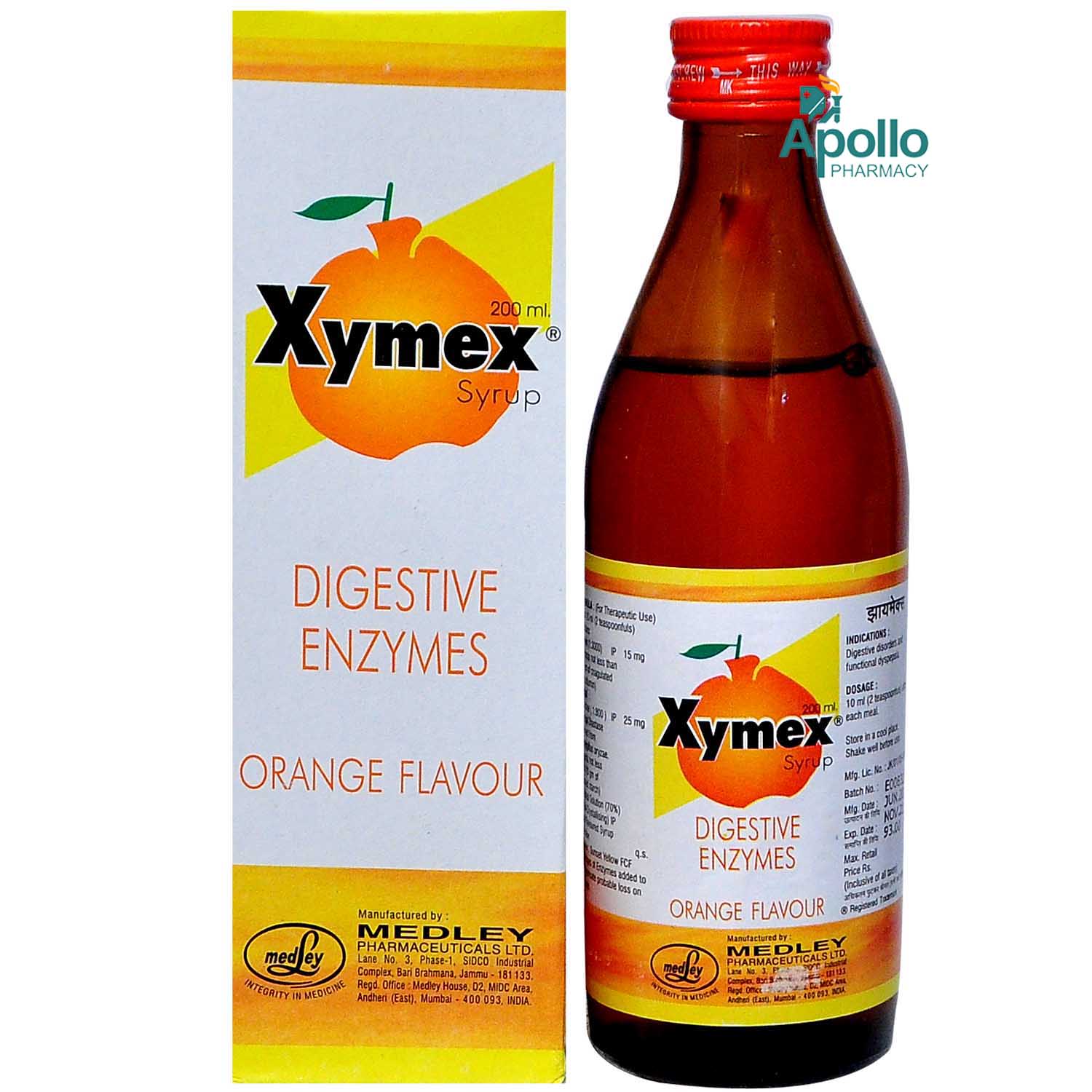 Xymex Orange Syrup 200 ml, Pack of 1 Xymex Orange Syrup 200 ml, Pack of 1