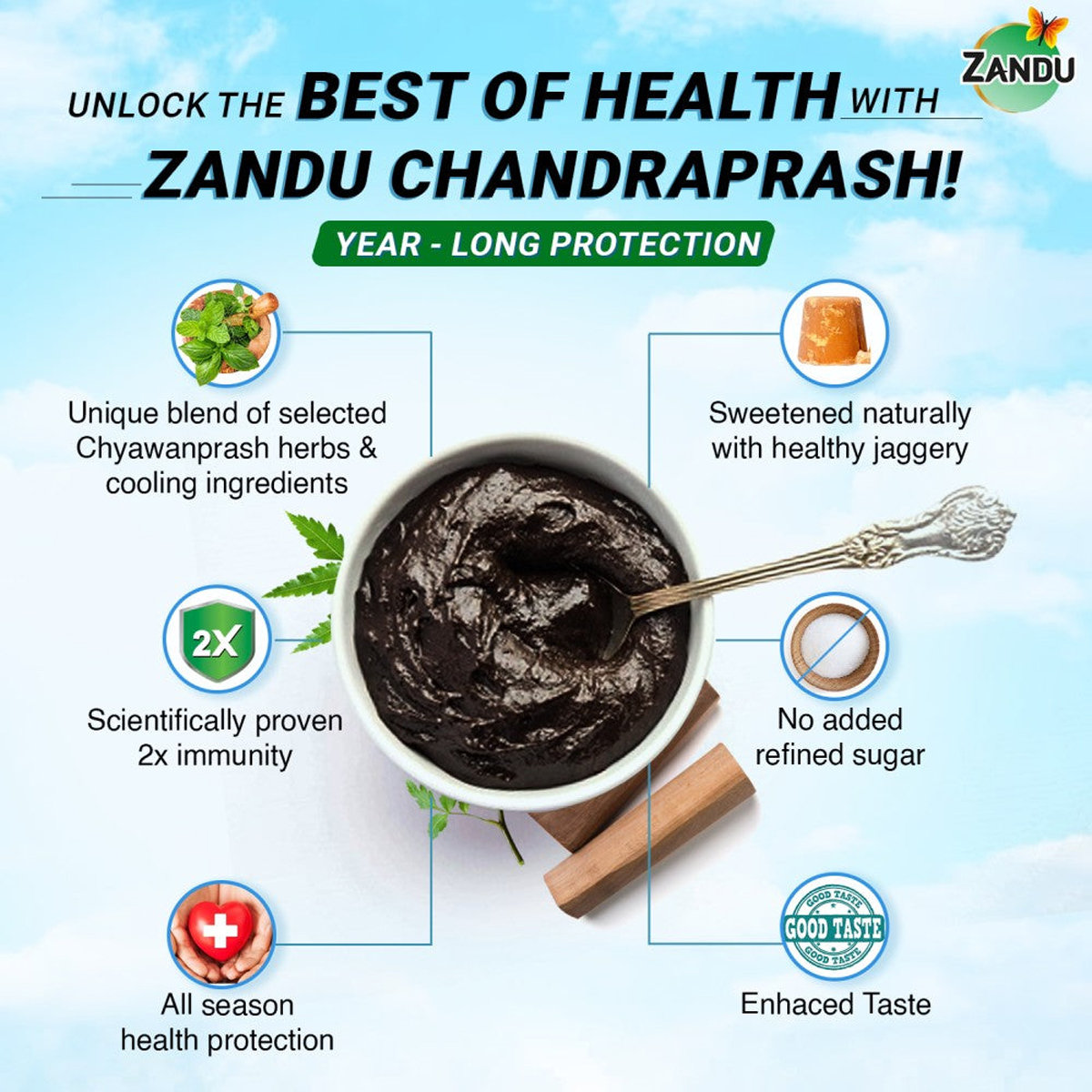 Zandu Chandraprash, 900 gm, Pack of 1 Zandu Chandraprash, 900 gm, Pack of 1