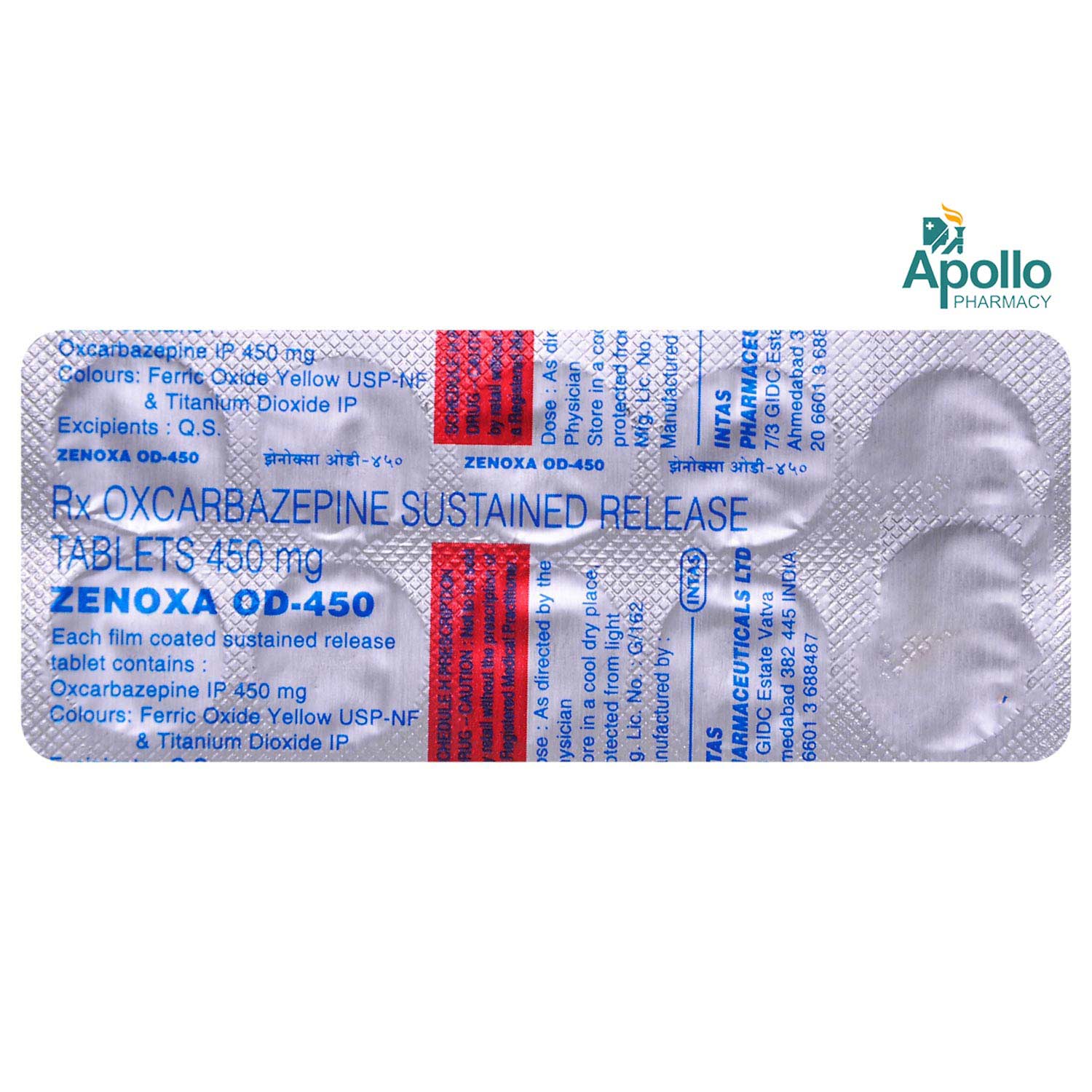 Zenoxa OD-450 Tablet 10's, Pack of 10 TabletS Zenoxa OD-450 Tablet 10's, Pack of 10 TabletS