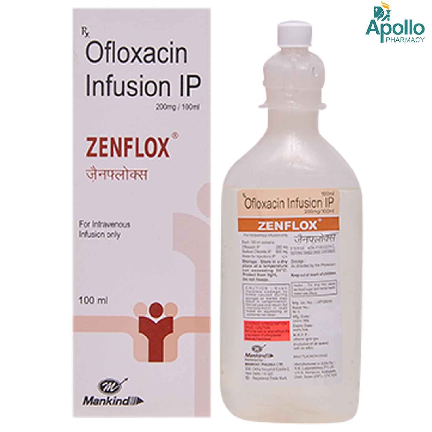 ZENFLOX 200MG VIAL INJECTION 100ML, Pack of 1 INJECTION ZENFLOX 200MG VIAL INJECTION 100ML, Pack of 1 INJECTION