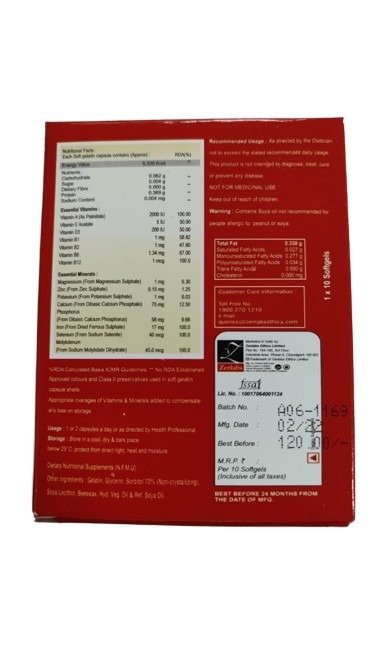 Zenorich Capsule 10s, Pack of 10 CapsuleS Zenorich Capsule 10s, Pack of 10 CapsuleS