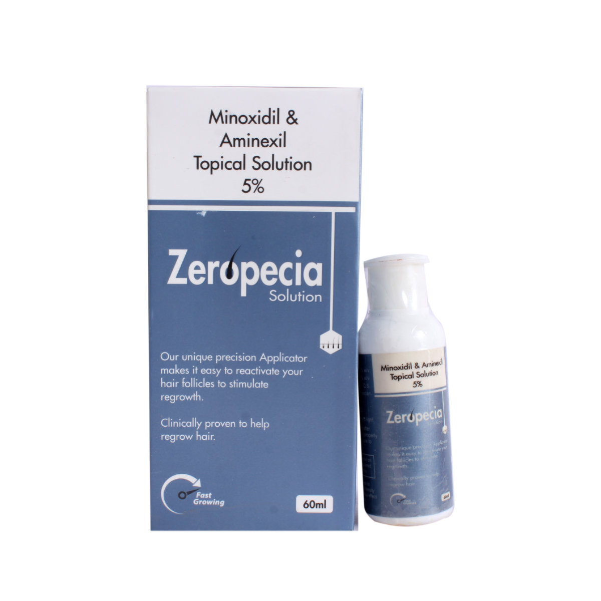 Zeropecia 5%Solution 60ml, Pack of 1 Liquid Zeropecia 5%Solution 60ml, Pack of 1 Liquid
