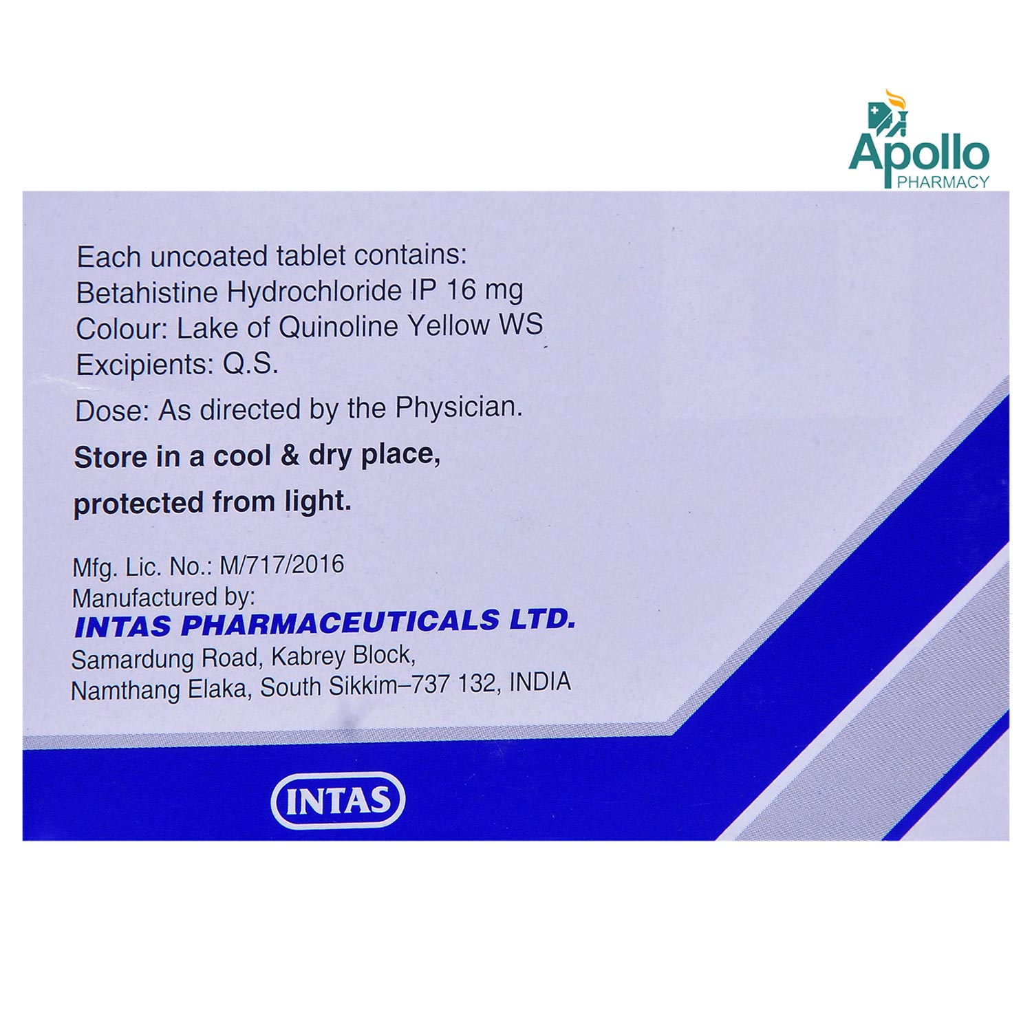 Zevert MD 16 Tablet 15's, Pack of 15 TABLETS Zevert MD 16 Tablet 15's, Pack of 15 TABLETS