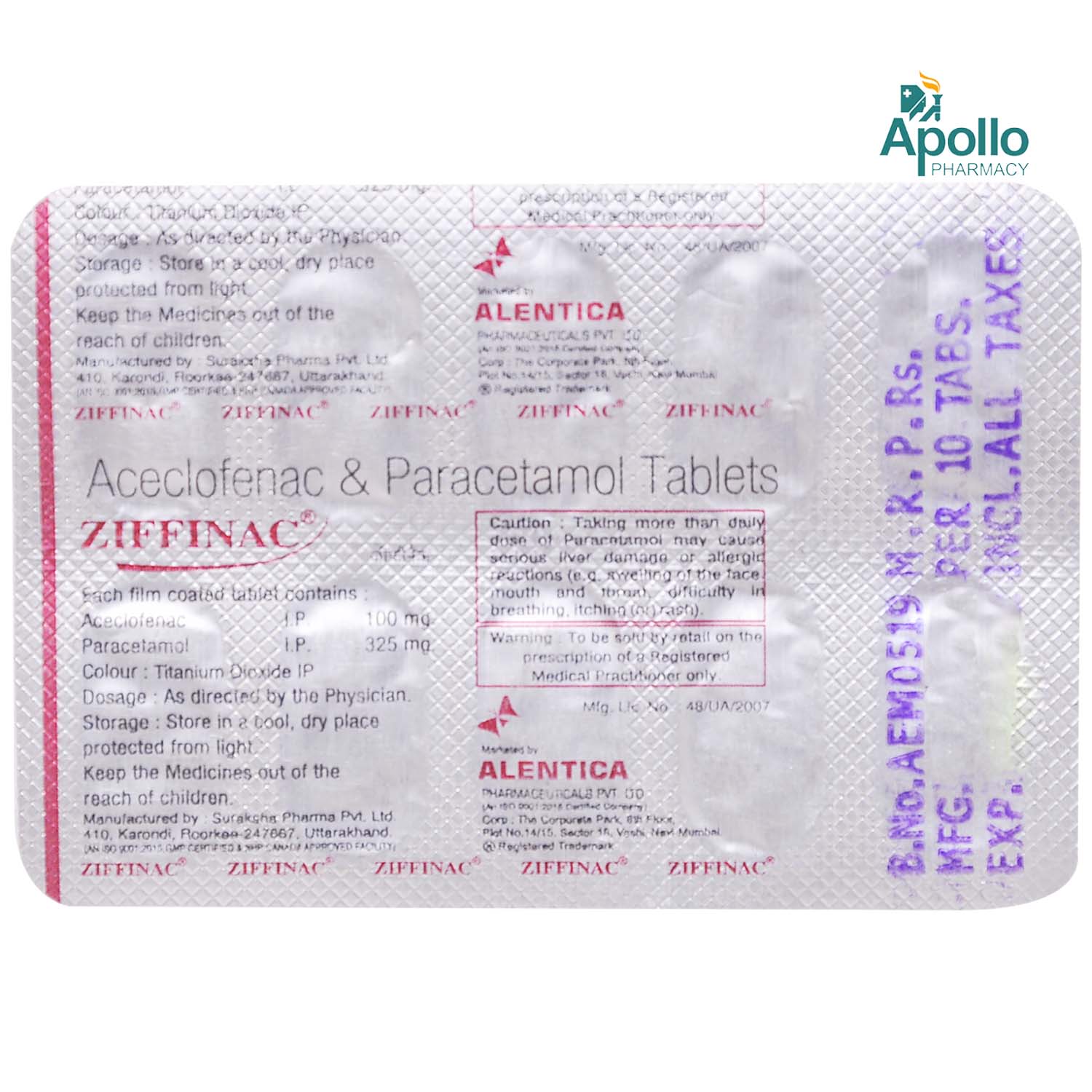 Ziffinac Tablet 10's, Pack of 10 TABLETS Ziffinac Tablet 10's, Pack of 10 TABLETS