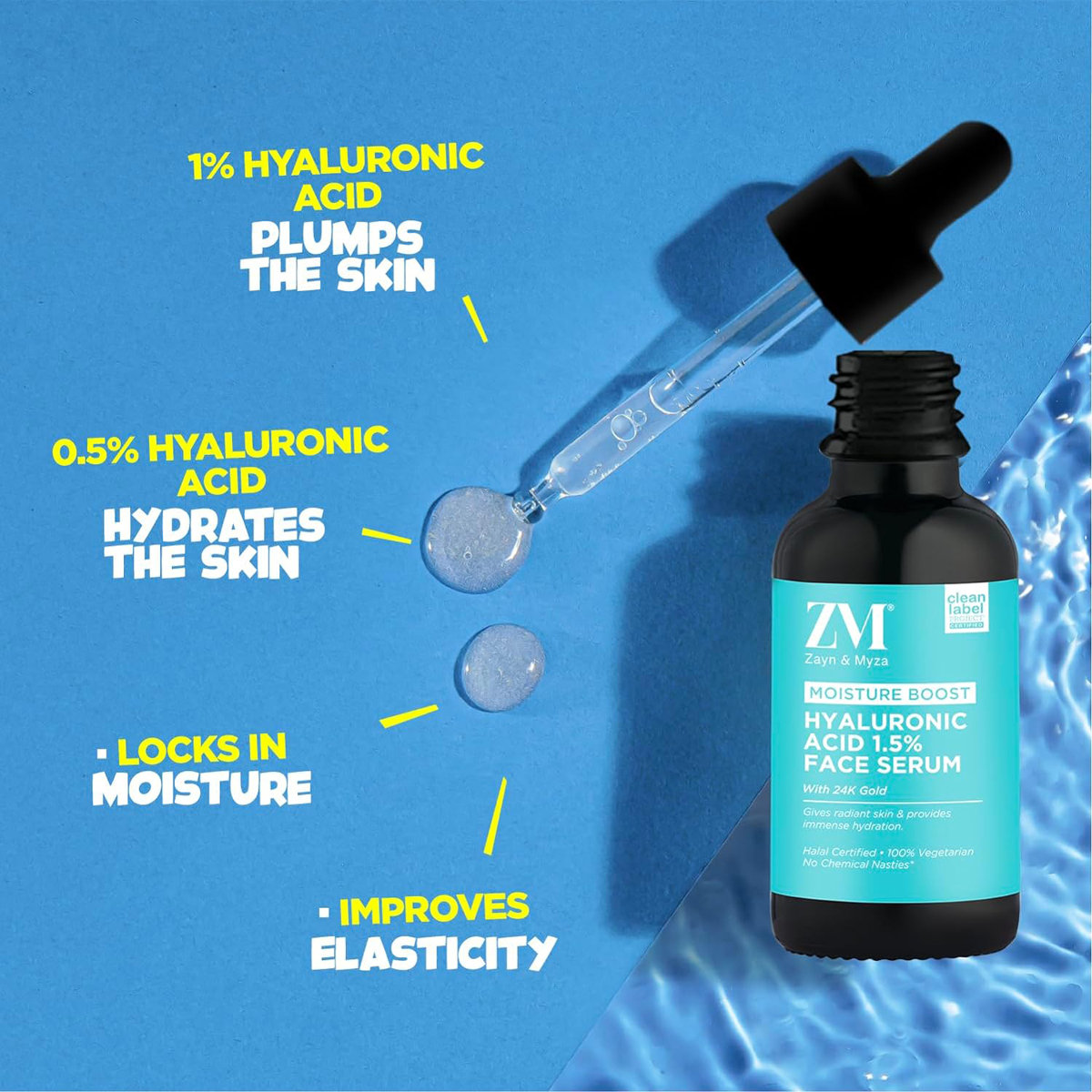 ZM Hyaluronic 1.5% Face Serum, 30 ml, Pack of 1 ZM Hyaluronic 1.5% Face Serum, 30 ml, Pack of 1