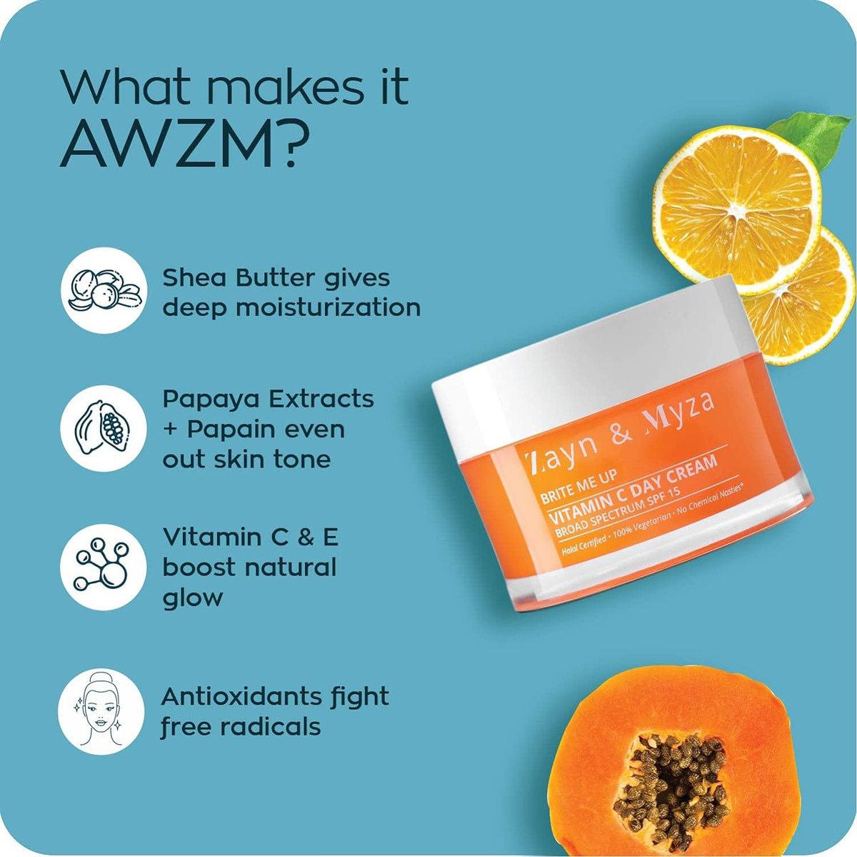 ZM Vitamin C SPF15 Day Cream, 50 gm, Pack of 1 ZM Vitamin C SPF15 Day Cream, 50 gm, Pack of 1