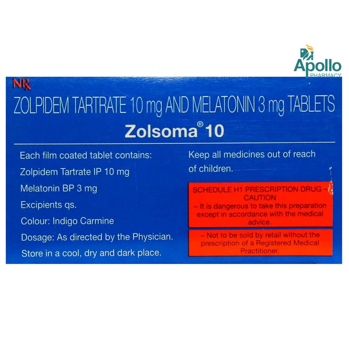 Zolsoma 10 Tablet 10's, Pack of 10 Zolsoma 10 Tablet 10's, Pack of 10