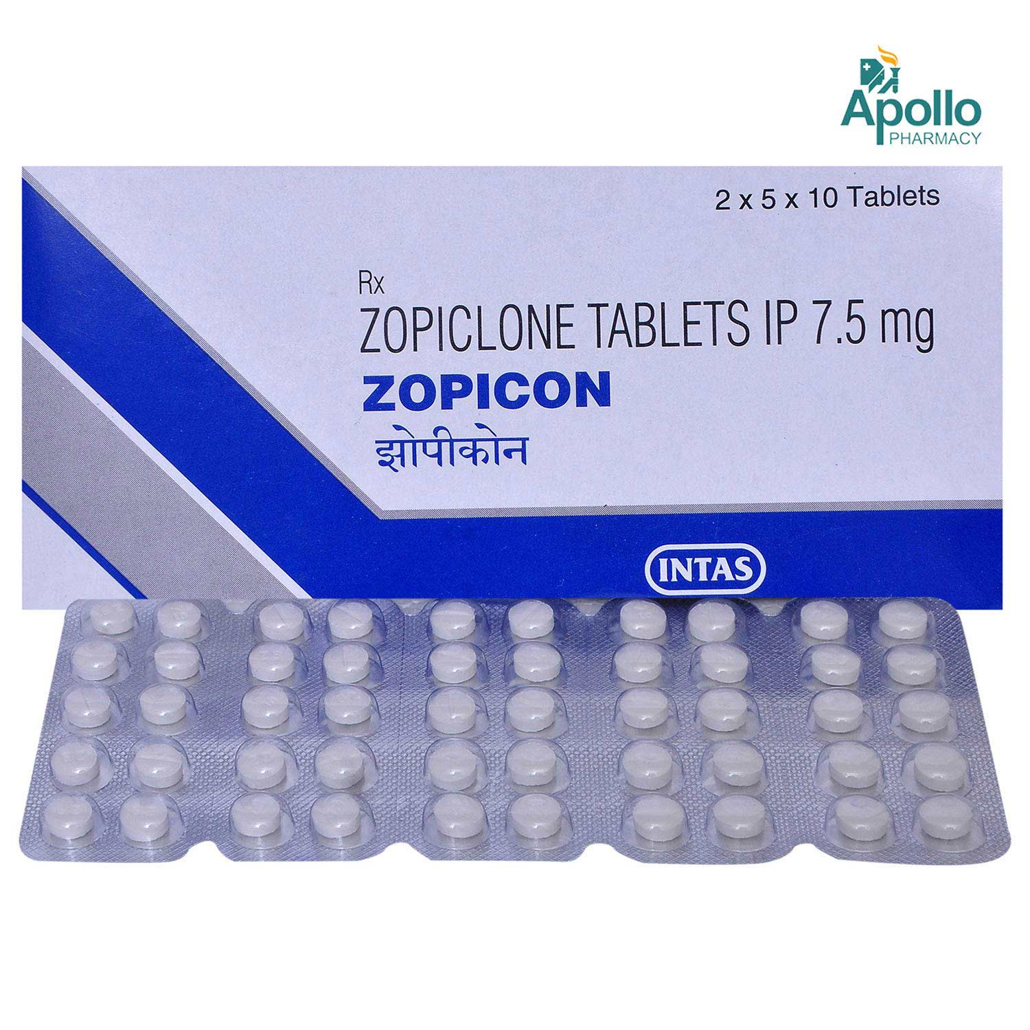 Zopicon Tablet 10's, Pack of 10 TABLETS Zopicon Tablet 10's, Pack of 10 TABLETS