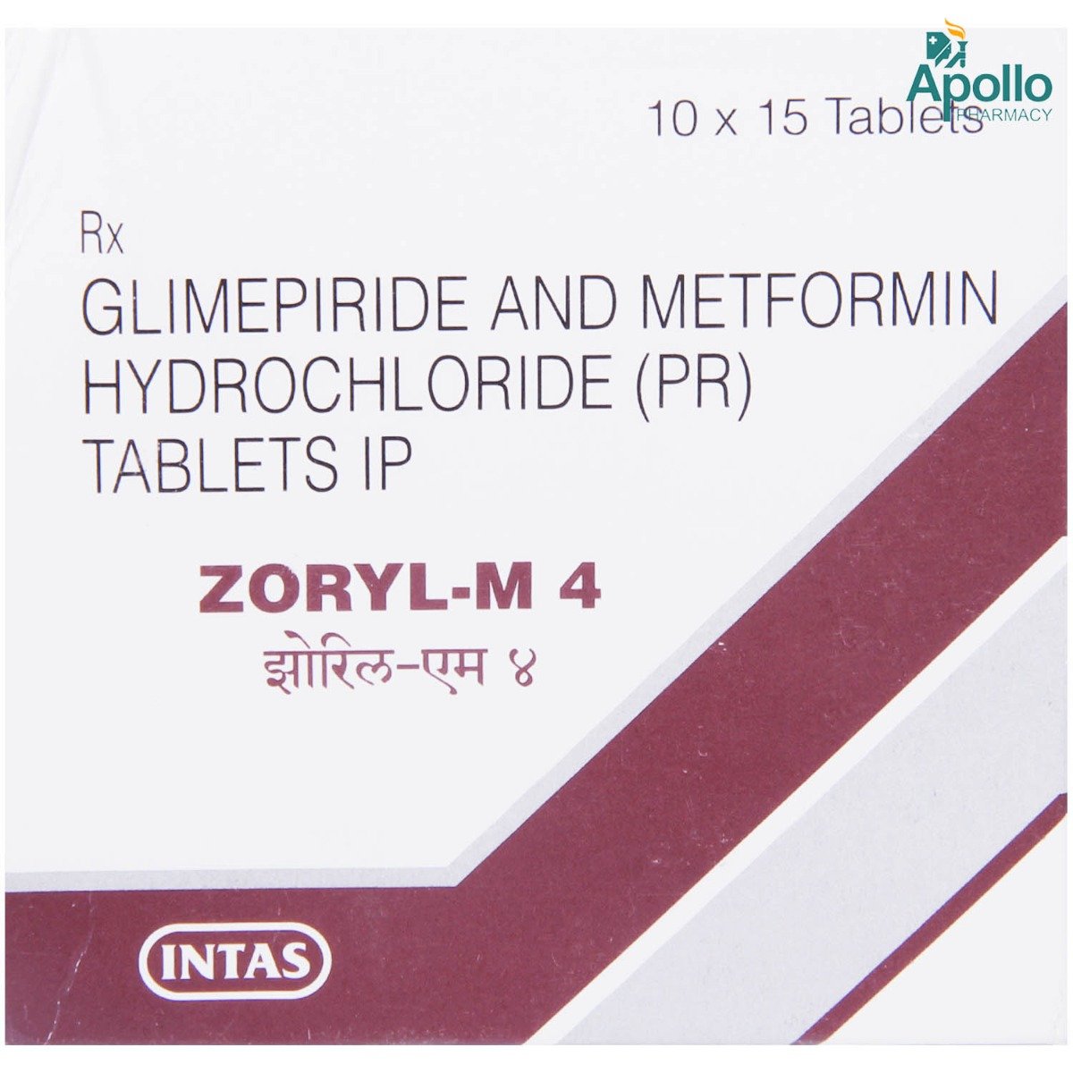 Zoryl-M 4 Tablet 15's, Pack of 15 TABLETS Zoryl-M 4 Tablet 15's, Pack of 15 TABLETS