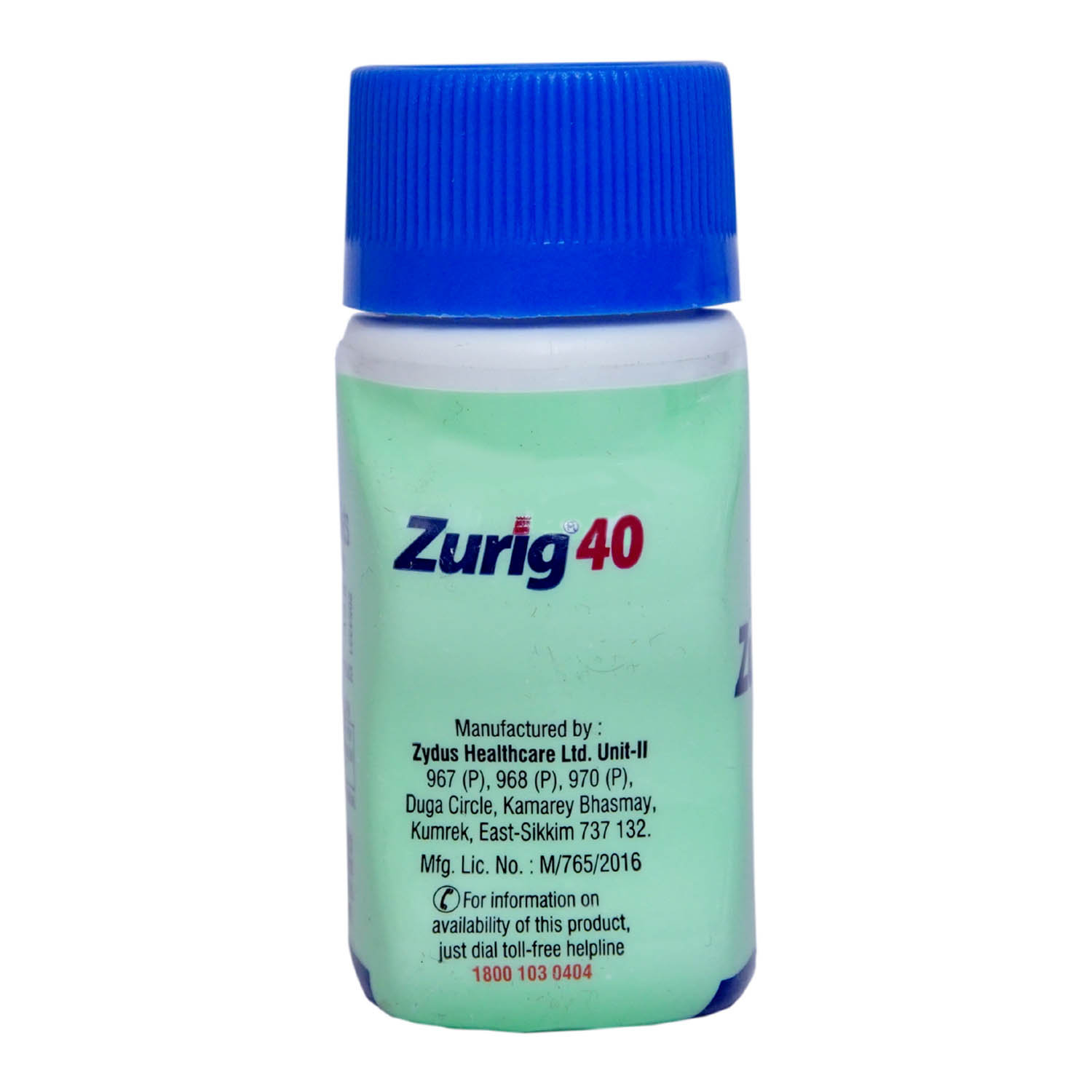 Zurig 40 Tablet 30's, Pack of 1 Tablet Zurig 40 Tablet 30's, Pack of 1 Tablet