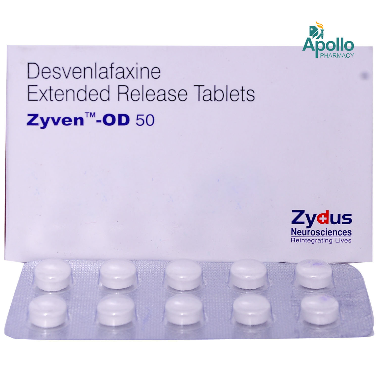 ZYVEN OD 50MG TABLET, Pack of 10 TABLETS ZYVEN OD 50MG TABLET, Pack of 10 TABLETS