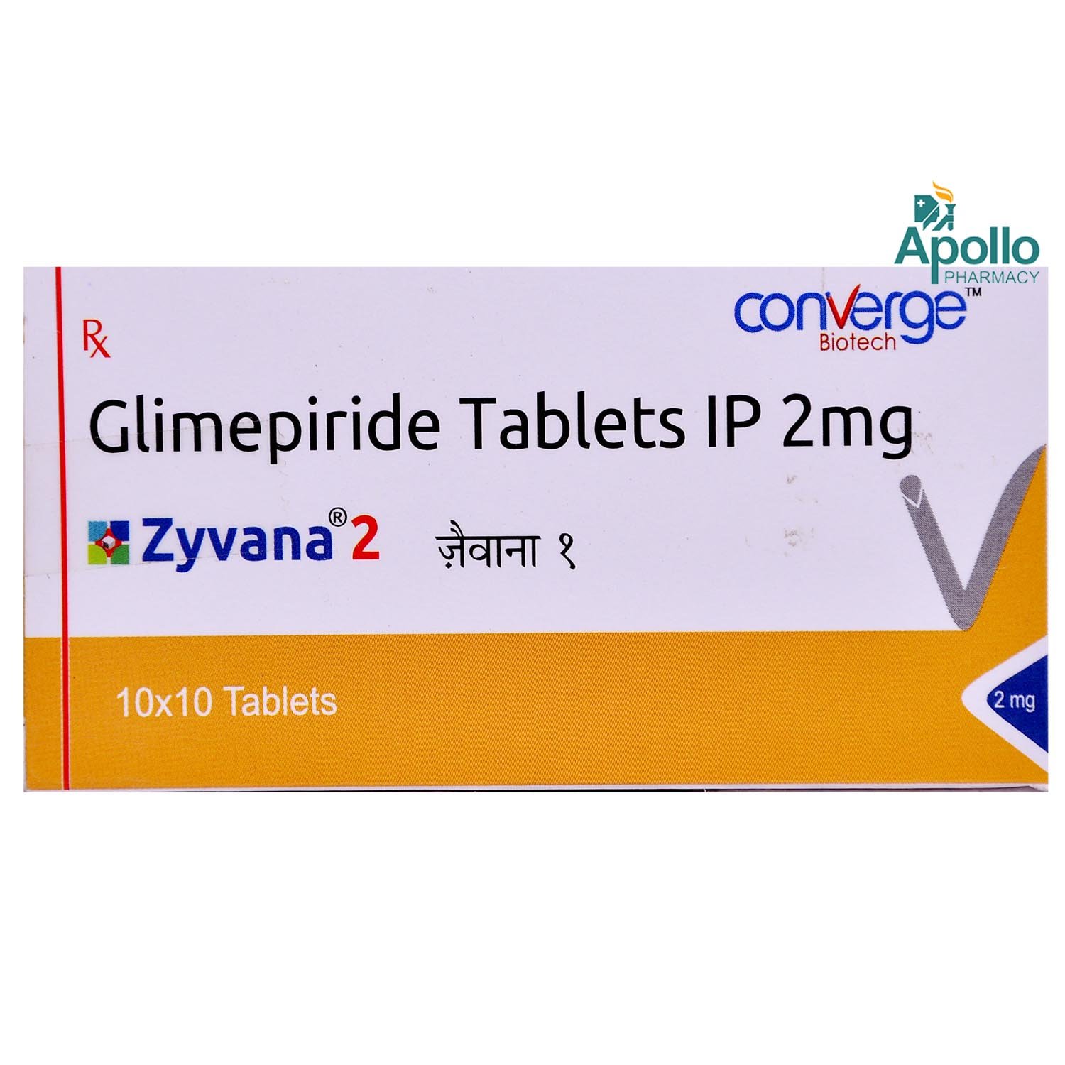 ZYVANA M 2MG TABLET 10'S, Pack of 10 TabletS ZYVANA M 2MG TABLET 10'S, Pack of 10 TabletS