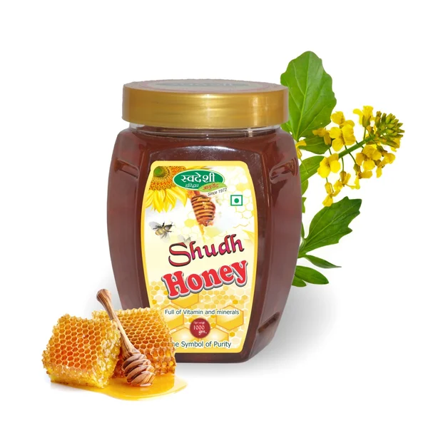 Swadeshi Shudh Honey, 500 gm, Pack of 1
