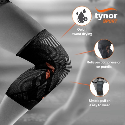 Tynor Knee Cap Air Pro Large, 1 Count, Pack of 1