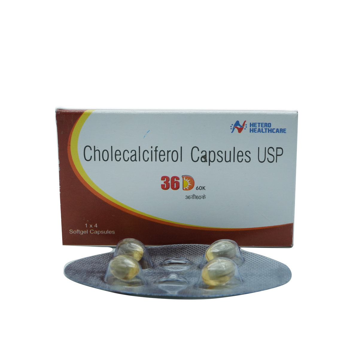 36 D 60K Softgel Capsule 4'S, Pack of 4 36 D 60K Softgel Capsule 4'S, Pack of 4