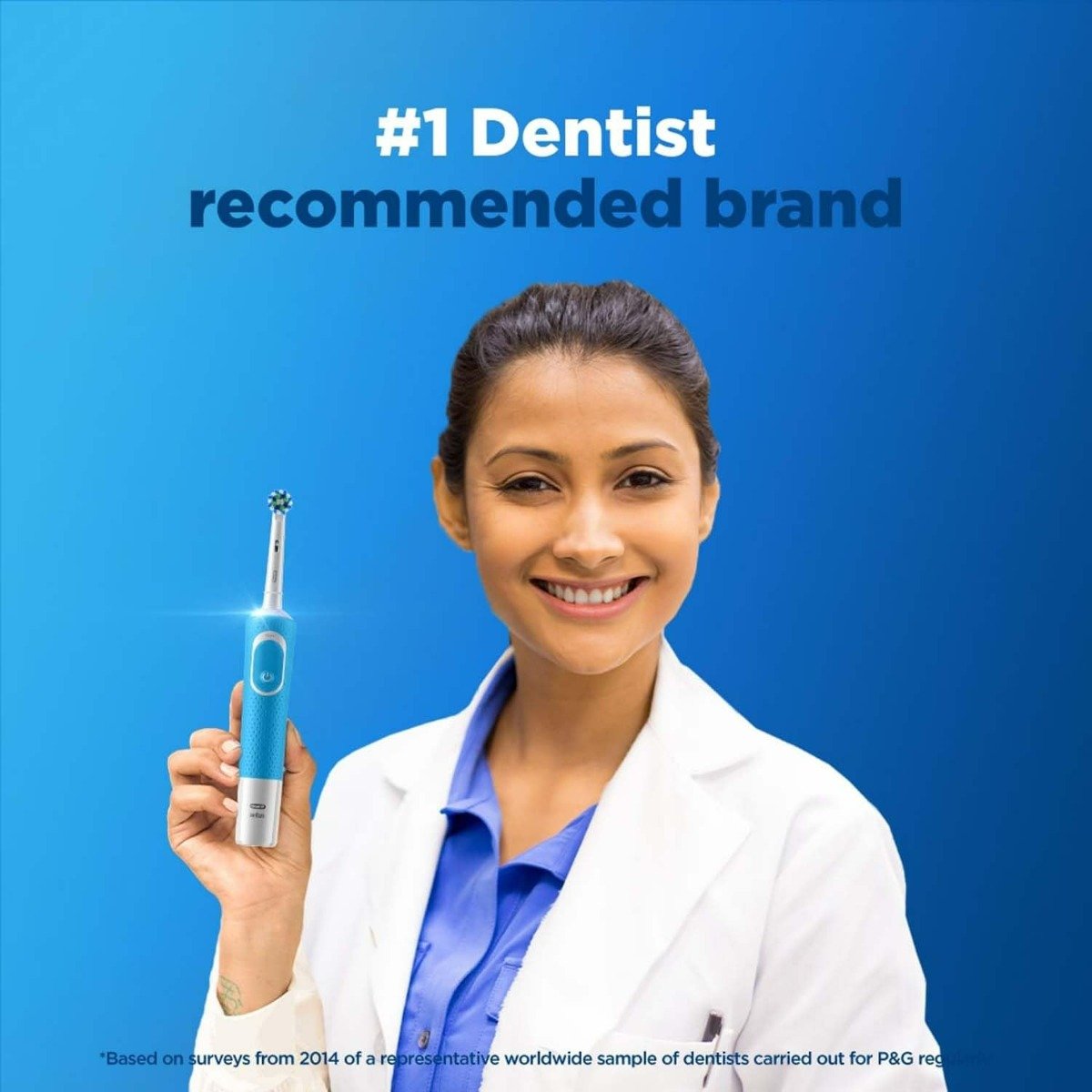 Oral-B Vitality 100 Blue Criss Cross Electric Rechargeable Toothbrush for Adult, 1 Count | Powered By Braun |, Pack of 1 Oral-B Vitality 100 Blue Criss Cross Electric Rechargeable Toothbrush for Adult, 1 Count | Powered By Braun |, Pack of 1