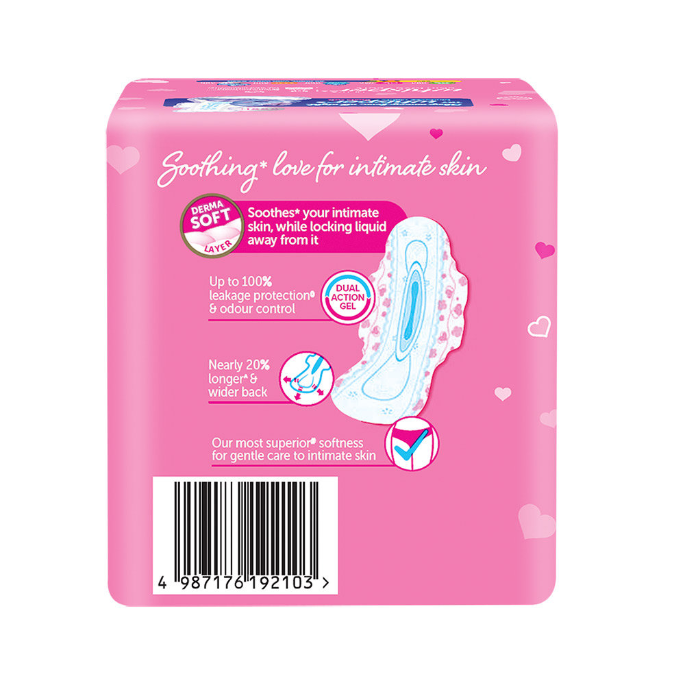 Whisper Ultra Skin Love Soft Sanitary Pads for Women XL, 15 Count, Pack of 1 Whisper Ultra Skin Love Soft Sanitary Pads for Women XL, 15 Count, Pack of 1