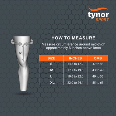 Tynor Knee Cap Air Pro Large, 1 Count, Pack of 1