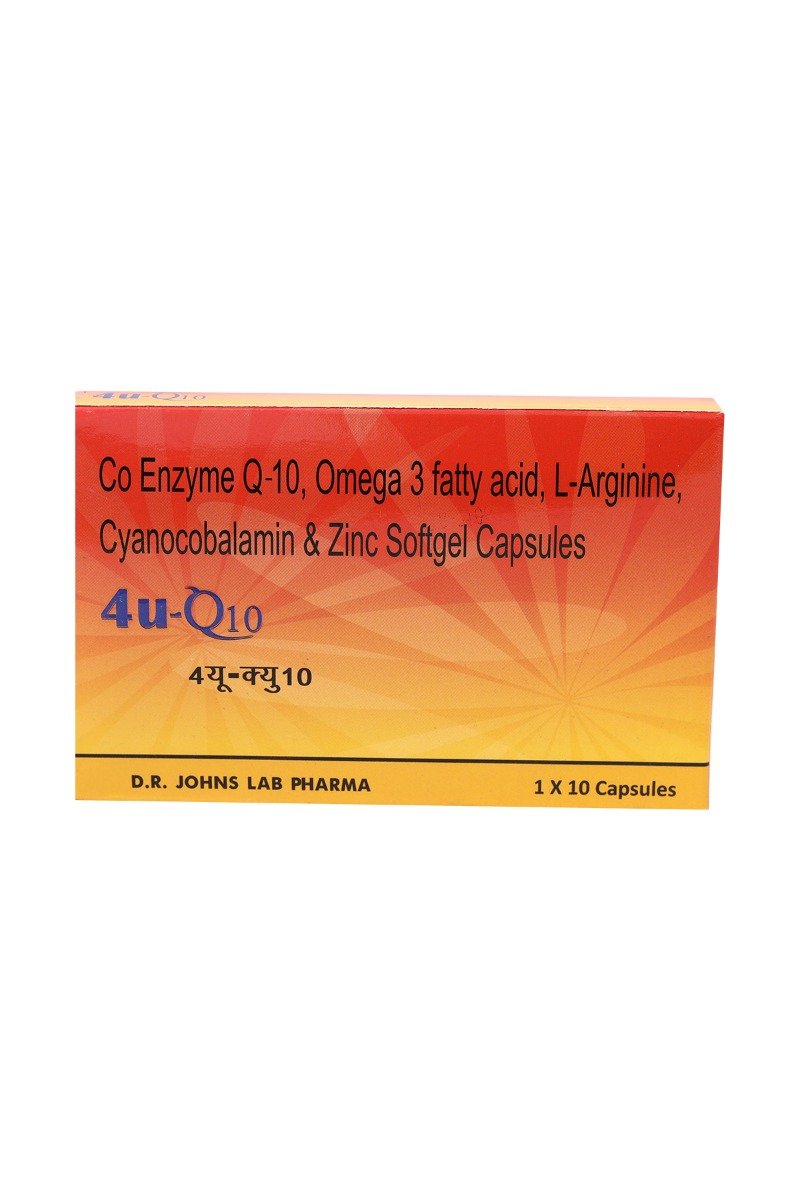 4u Q 10mg Capsule 10's, Pack of 10 4u Q 10mg Capsule 10's, Pack of 10