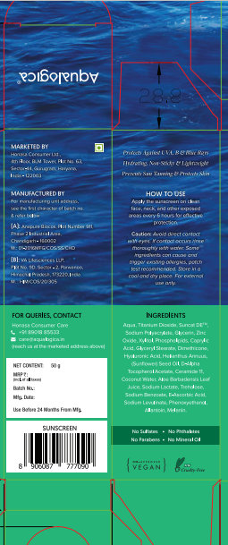 Aqualogica Hydrate+ Dewy Sunscreen 50 gm with SPF 50 PA+++ 50|UVA/B & Blue Light Protection| For Oily, Combination & Dry Skin, Pack of 1 Aqualogica Hydrate+ Dewy Sunscreen 50 gm with SPF 50 PA+++ 50|UVA/B & Blue Light Protection| For Oily, Combination & Dry Skin, Pack of 1