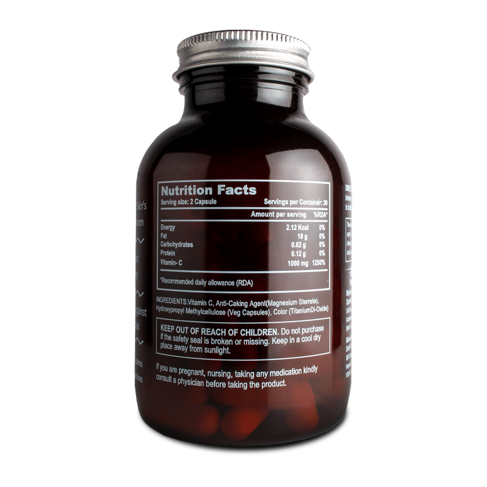 The Vitamin Company Vitamin-C, 60 Capsules, Pack of 1 The Vitamin Company Vitamin-C, 60 Capsules, Pack of 1