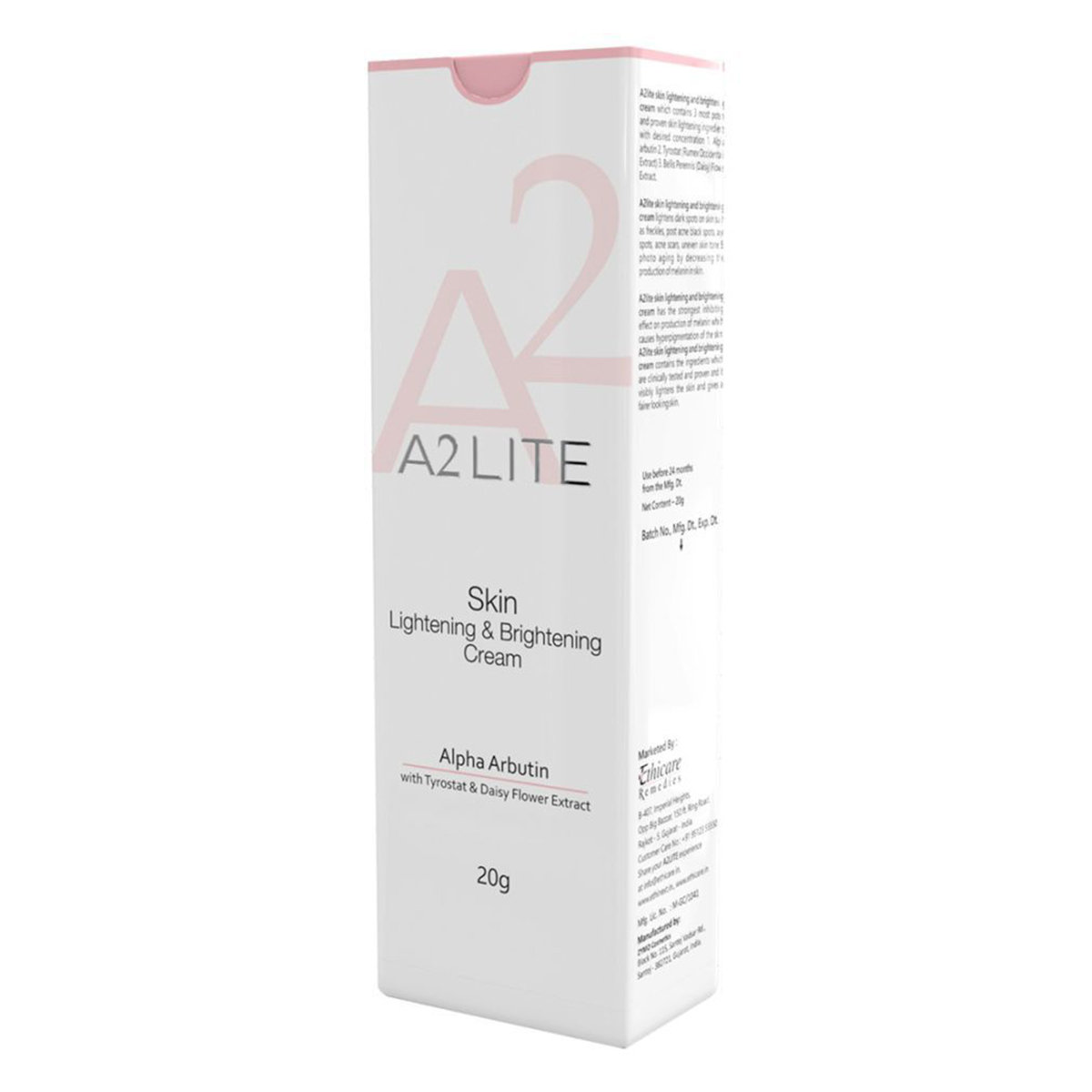 A2 Lite Skin Lightening & Brightening Cream 20 gm, Pack of 1 A2 Lite Skin Lightening & Brightening Cream 20 gm, Pack of 1