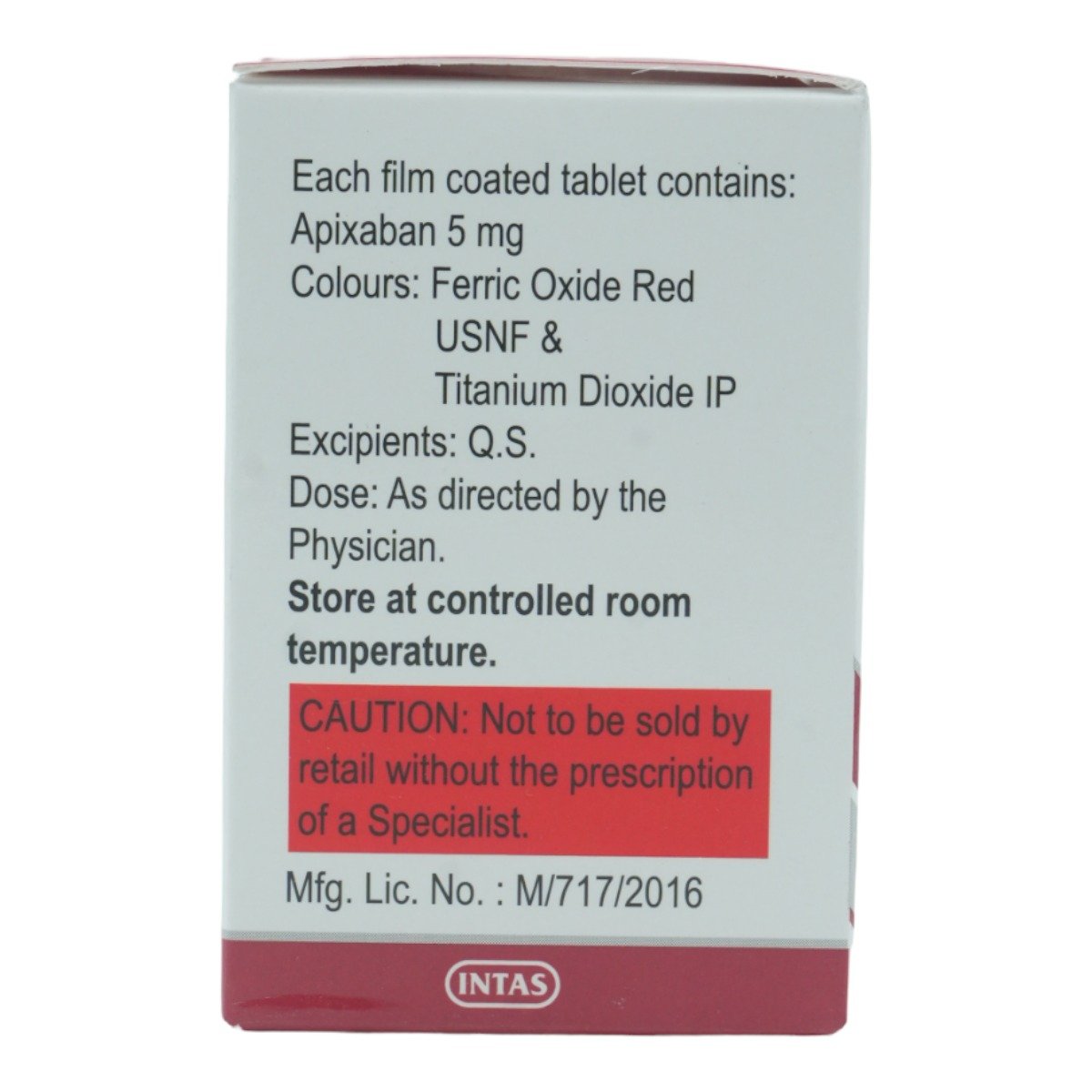 Abaxis 5 Tablet 30's, Pack of 1 Tablet Abaxis 5 Tablet 30's, Pack of 1 Tablet