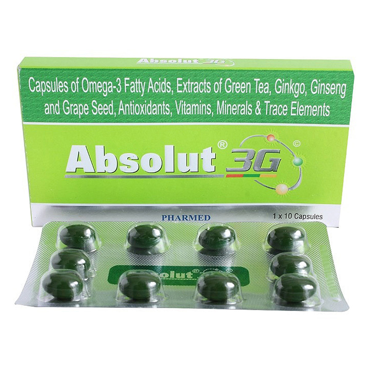 Absolut 3G Capsule 10's, Pack of 10 Absolut 3G Capsule 10's, Pack of 10