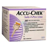 Accu-Chek Safe-T-Pro Uno Lancets, 200 Count, Pack of 1
