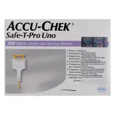 Accu-Chek Safe-T-Pro Uno Lancets, 200 Count, Pack of 1