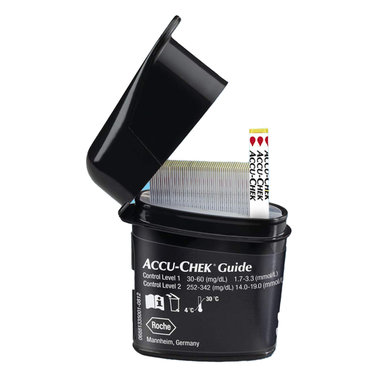 Accu-Chek Guide Blood Glucose Test Strips, 50 Count, Pack of 1 Accu-Chek Guide Blood Glucose Test Strips, 50 Count, Pack of 1