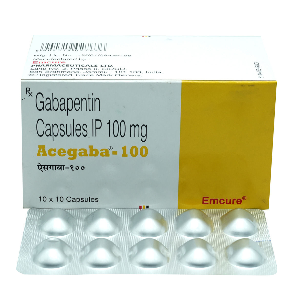 Buy Acegaba-100 Capsule 10's Online