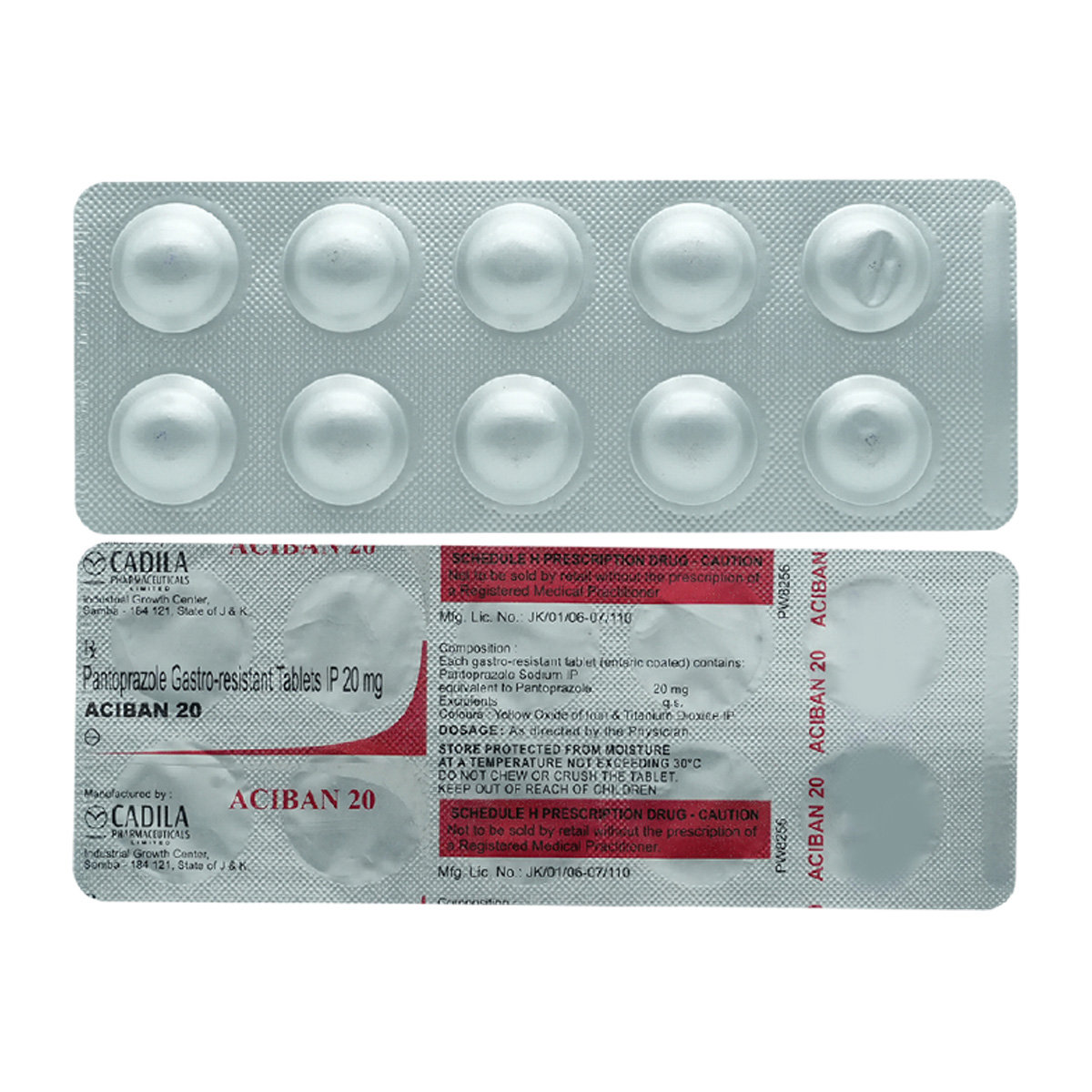 Aciban 20mg Tablet 10's, Pack of 10 TABLETS Aciban 20mg Tablet 10's, Pack of 10 TABLETS