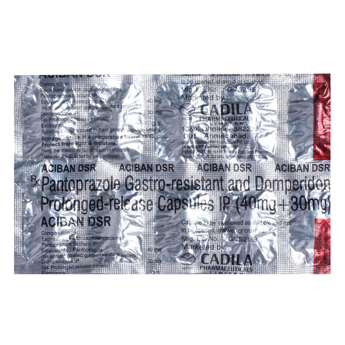 Buy Aciban DSR Capsule 10's Online