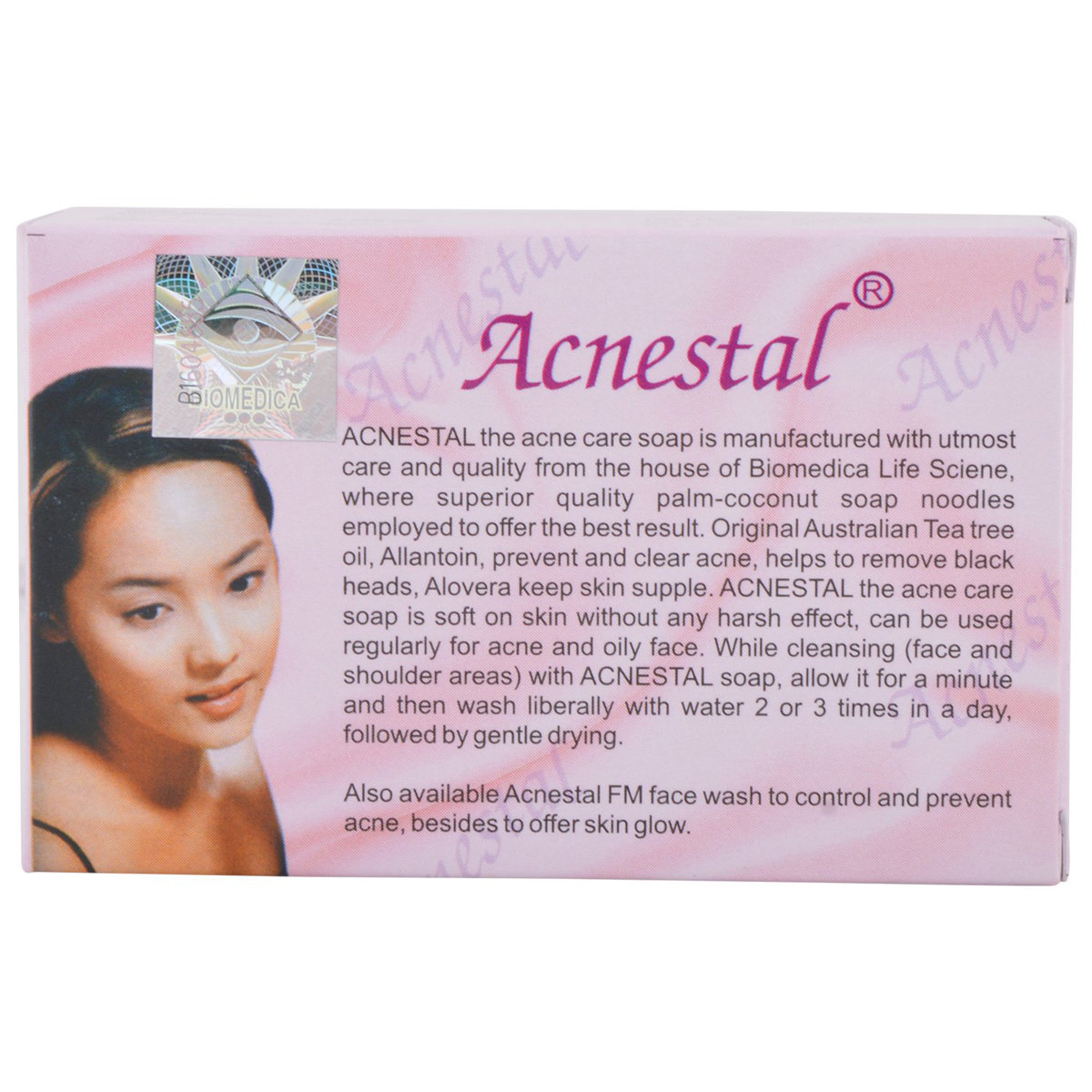 Acnestal Soap 75 gm | Tea Tree, Aloe Vera & Allantoin | Controls Acne | Gives Glowing Skin | For Oily & Acne Face, Pack of 1 Acnestal Soap 75 gm | Tea Tree, Aloe Vera & Allantoin | Controls Acne | Gives Glowing Skin | For Oily & Acne Face, Pack of 1