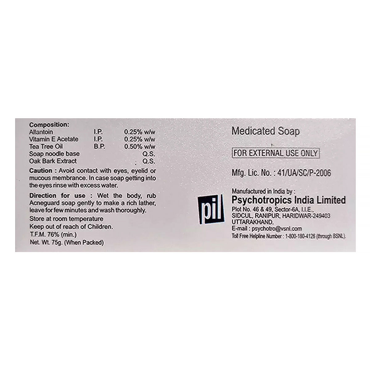 Acneguard Soap 75 gm | With Vitamin E, Australian Tea Tree Oil & Allantoin | Fights Acne | Clear Acne Blemishes, Blackhead | For Acne & Oily Skin, Pack of 1 Acneguard Soap 75 gm | With Vitamin E, Australian Tea Tree Oil & Allantoin | Fights Acne | Clear Acne Blemishes, Blackhead | For Acne & Oily Skin, Pack of 1