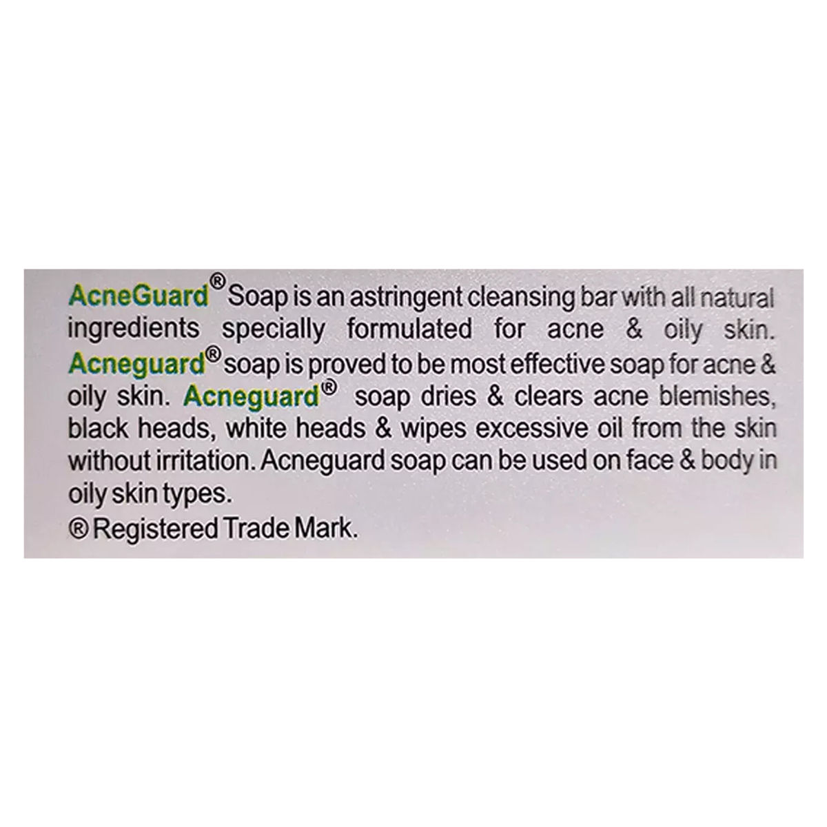 Acneguard Soap 75 gm | With Vitamin E, Australian Tea Tree Oil & Allantoin | Fights Acne | Clear Acne Blemishes, Blackhead | For Acne & Oily Skin, Pack of 1 Acneguard Soap 75 gm | With Vitamin E, Australian Tea Tree Oil & Allantoin | Fights Acne | Clear Acne Blemishes, Blackhead | For Acne & Oily Skin, Pack of 1