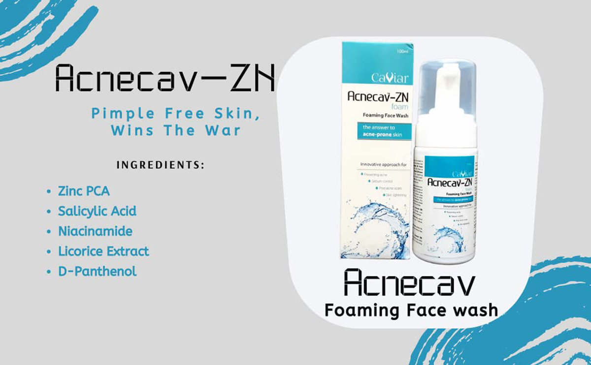 Acnecav-ZN Foam Facewash 100 ml, Pack of 1 Acnecav-ZN Foam Facewash 100 ml, Pack of 1