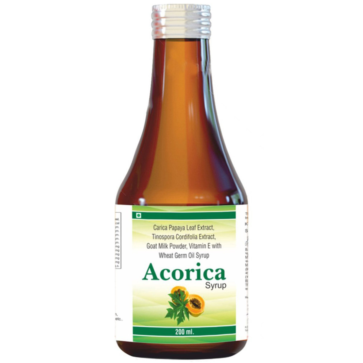 Acorica Syrup 200 ml, Pack of 1 SYRUP Acorica Syrup 200 ml, Pack of 1 SYRUP