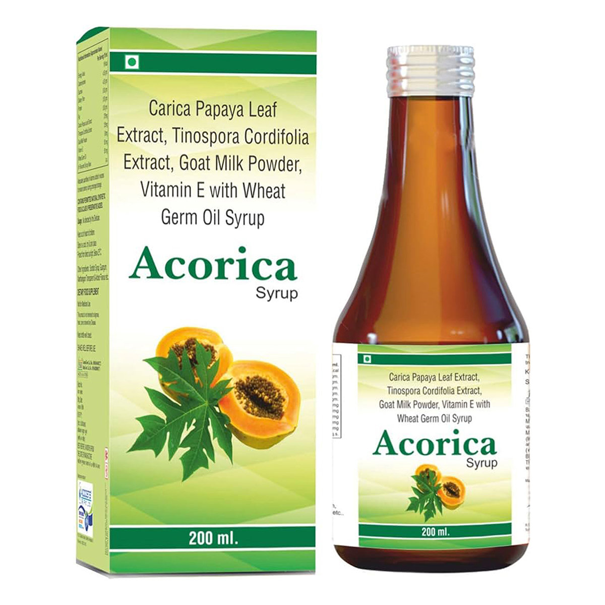 Acorica Syrup 200 ml, Pack of 1 SYRUP Acorica Syrup 200 ml, Pack of 1 SYRUP