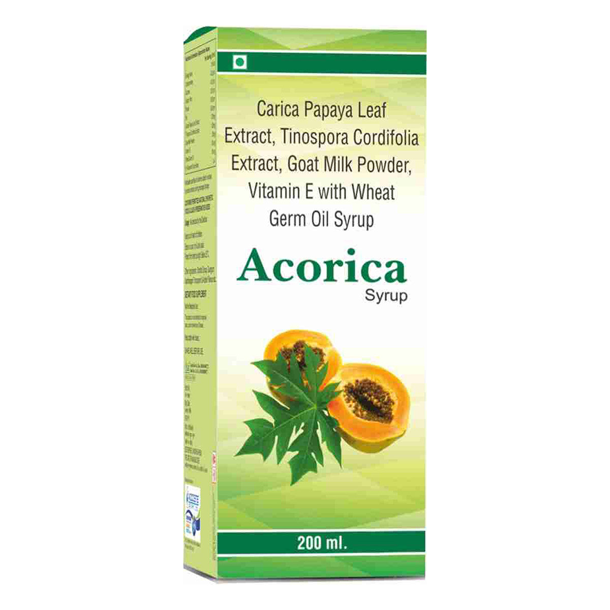Acorica Syrup 200 ml, Pack of 1 SYRUP Acorica Syrup 200 ml, Pack of 1 SYRUP
