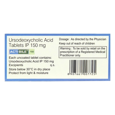 Actibile 150 Tablet 10's, Pack of 10 TABLETS