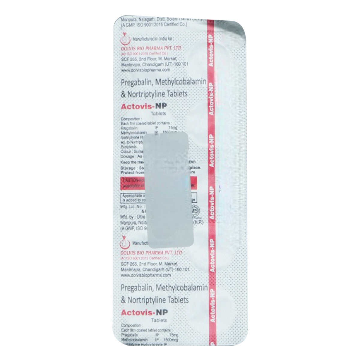 Actovis NP Tablet 10's, Pack of 10 TabletS Actovis NP Tablet 10's, Pack of 10 TabletS