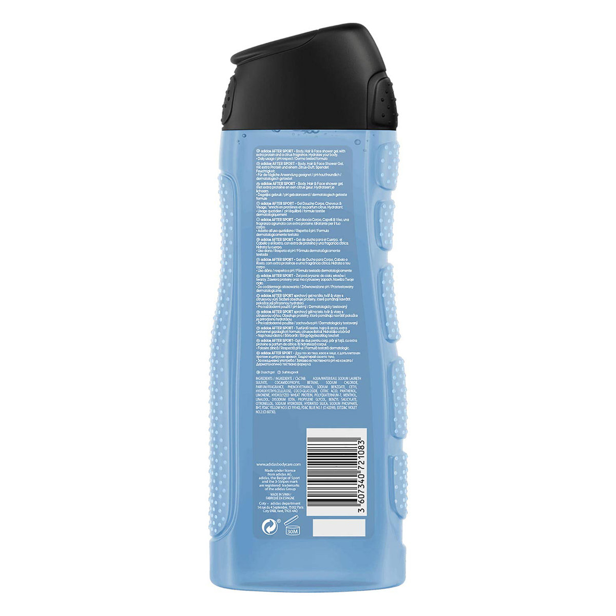 Adidas After Sport Hydrating Body Wash 400 ml | With Extra Protein | Cleanses & Hydrates | for Face, Body & Hair | For Men, Pack of 1 Adidas After Sport Hydrating Body Wash 400 ml | With Extra Protein | Cleanses & Hydrates | for Face, Body & Hair | For Men, Pack of 1