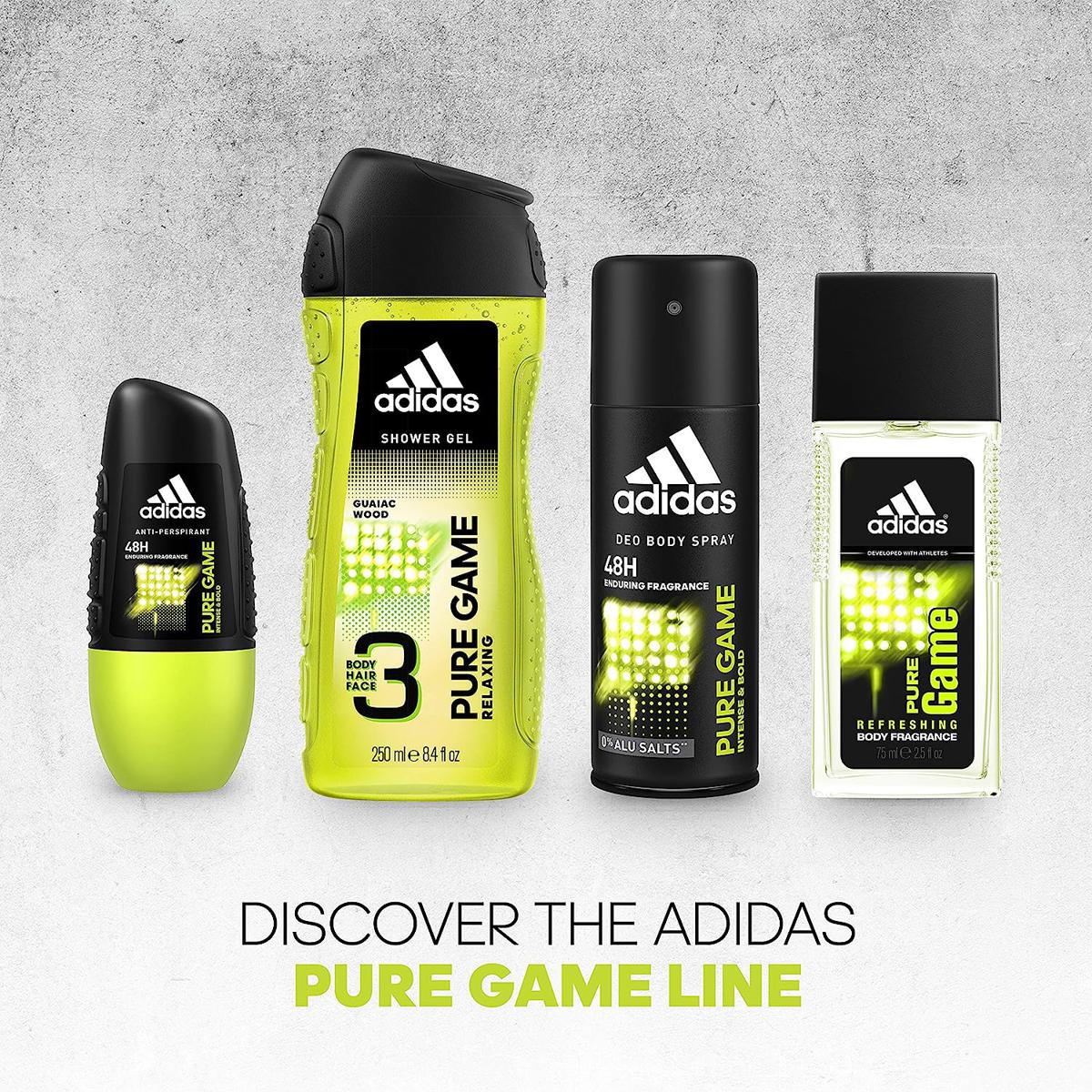 Adidas Pure Game 3 In 1 Body Wash, 400 ml, Pack of 1 Adidas Pure Game 3 In 1 Body Wash, 400 ml, Pack of 1