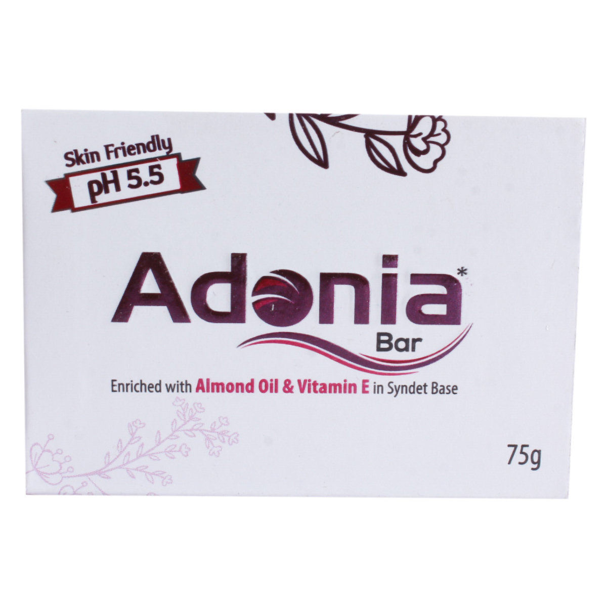 Adonia Soap 75 gm | Almond Oil, Vitamin E | Cleanse, Moisturises & Protects | For Dry Skin, Pack of 1 Adonia Soap 75 gm | Almond Oil, Vitamin E | Cleanse, Moisturises & Protects | For Dry Skin, Pack of 1