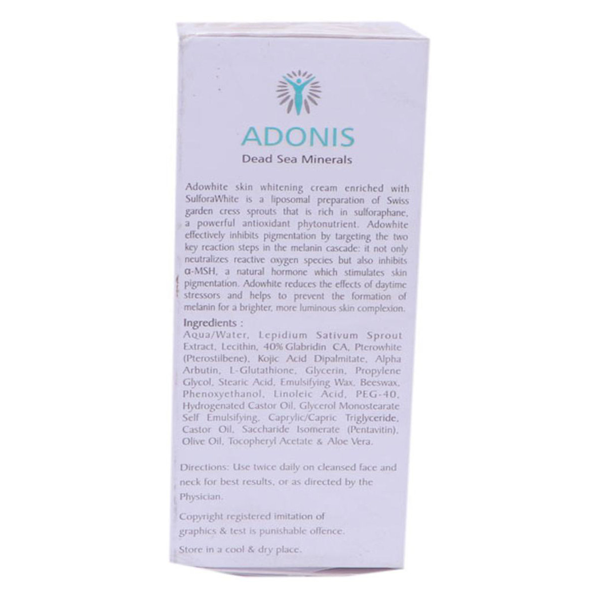 Ado White Advanced Dpigmenting Cream 50 gm, Pack of 1 Ado White Advanced Dpigmenting Cream 50 gm, Pack of 1
