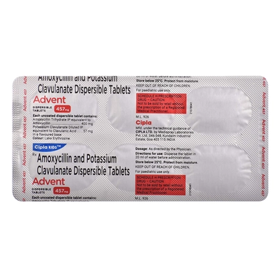 Advent DT 457 mg Tablet 6's, Pack of 6 TabletS