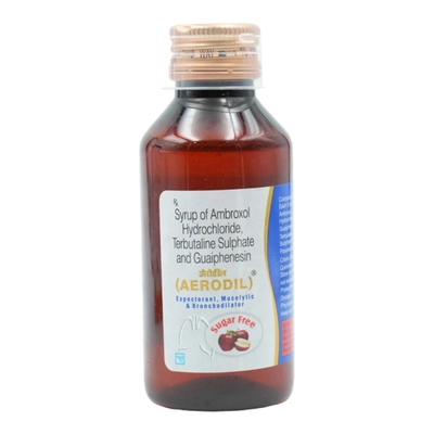 Aerodil Sugar Free Syrup 100 ml, Pack of 1 Syrup