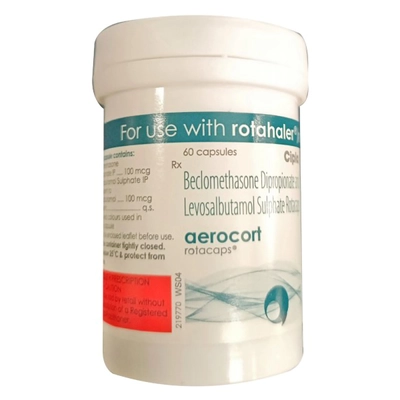 Aerocort Rotacaps 60's, Pack of 1 CAPSULE